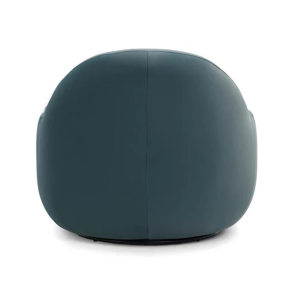Tiago Dark Teal Velvet Swivel Chair | BeBoldFurniture