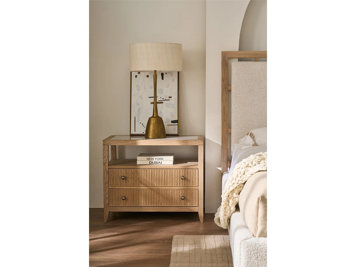 Carmen Two Drawer Nightstand | BeBoldFurniture