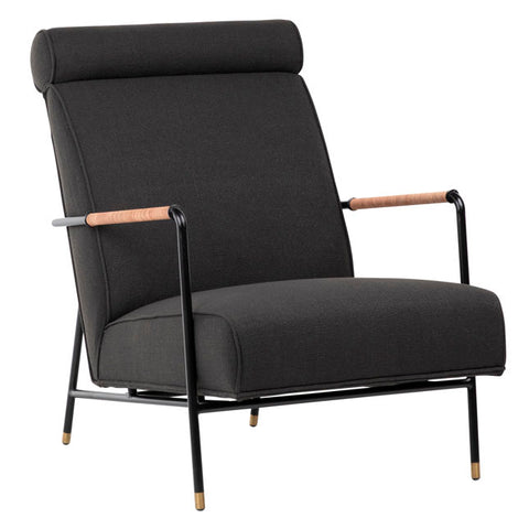Ortiz Occasional Chair Charcoal | BeBoldFurniture 