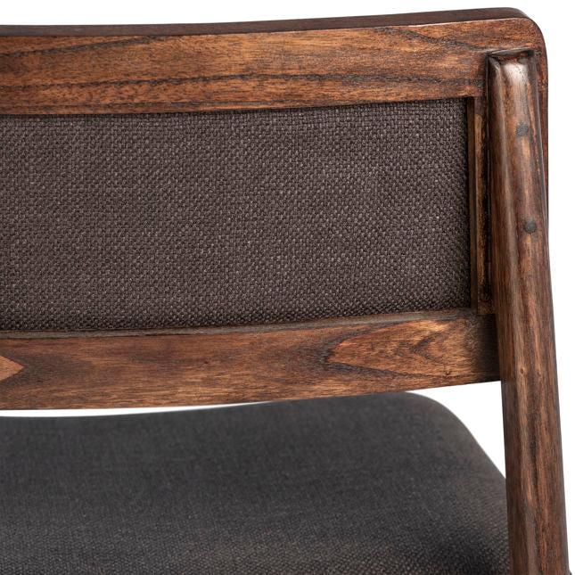 Silva Dining Chair Black and Brown | BeBoldFurniture
