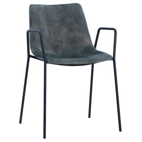 Mullin Dining Chair Forest Green | BeBoldFurniture 