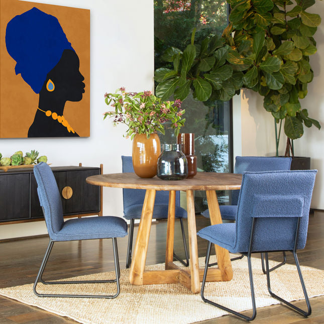 Dusk Dining Chair Blue | BeBoldFurniture