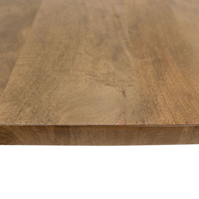 Nantes Dining Table Medium Brown | BeBoldFurniture