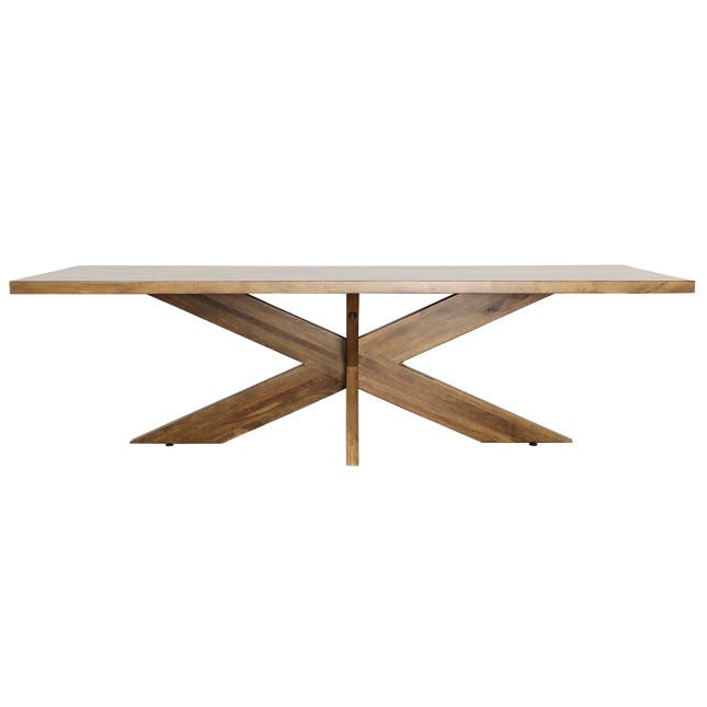 Nantes Dining Table Medium Brown | BeBoldFurniture