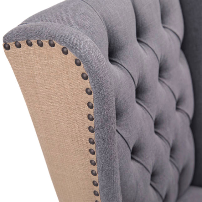 Reilly Dining Chair Grey | BeBoldFurniture