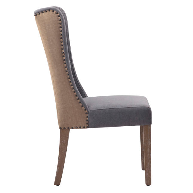 Reilly Dining Chair Grey | BeBoldFurniture