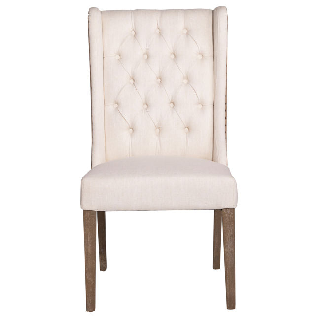 Reilly Dining Chair Ivory | BeBoldFurniture