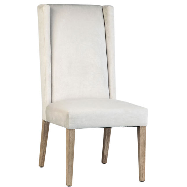 Vernon Dining Chair Off White | BeBoldFurniture 