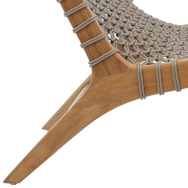 Mario Outdoor Occasional Chair Taupe | BeBoldFurniture