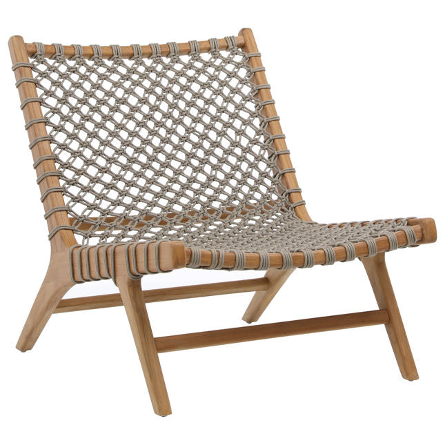 Mario Outdoor Occasional Chair Taupe | BeBoldFurniture 