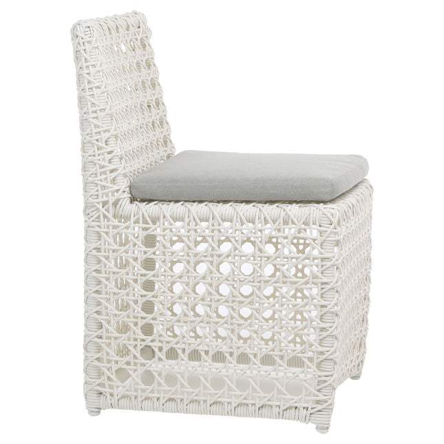 Arnie Outdoor Dining Chair White | BeBoldFurniture