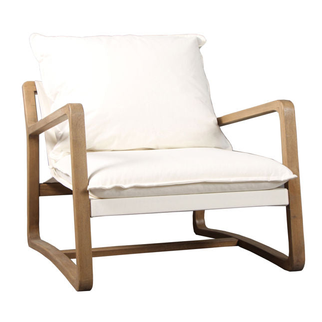 Gabe Occasional Chair Off White | BeBoldFurniture 