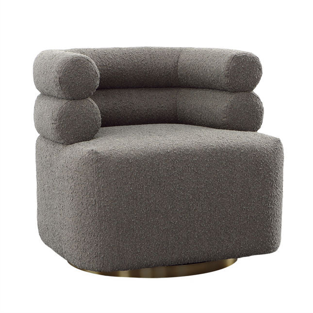 Jolo Swivel Chair Grey | BeBoldFurniture 