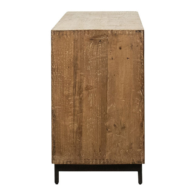 Nestor Sideboard Natural with Dark Brown | BeBoldFurniture