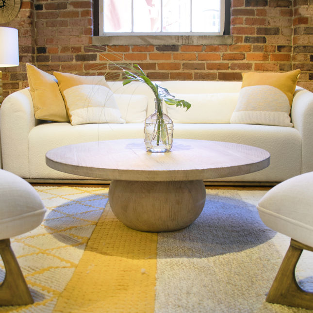 Belize Coffee Table Light Warm Wash | BeBoldFurniture