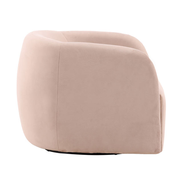 Neva Swivel Chair Taupe | BeBoldFurniture