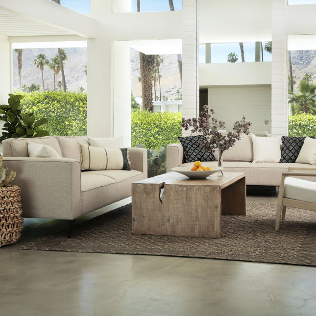 Merwin Coffee Table Light Warm Wash | BeBoldFurniture