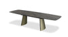 Ravello Double Extension Dining Table Hammered Top | BeBoldFurniture