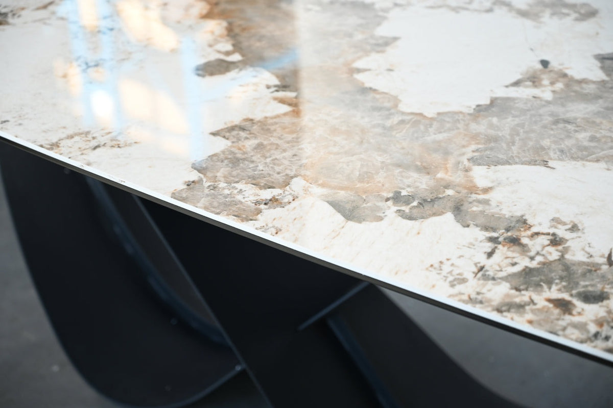Wave 103" Dining Table In Magellano | BeBoldFurniture