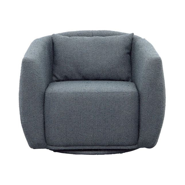 Lydia Swivel Chair Slate Blue | BeBoldFurniture