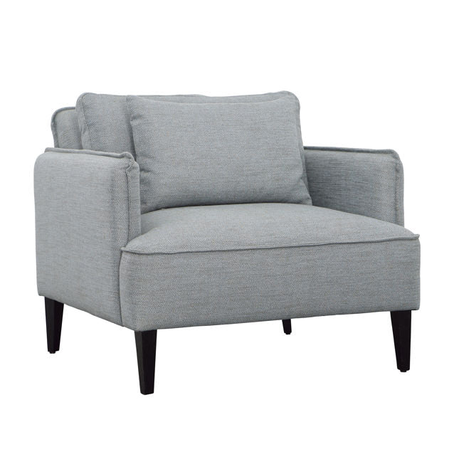 Aldous Sofa Chair Light Blue Grey | BeBoldFurniture 