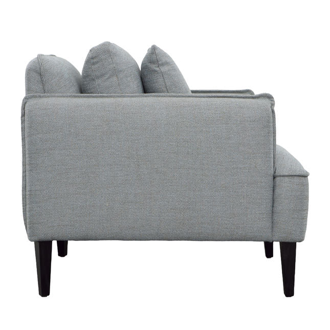 Aldous Sofa Chair Light Blue Grey | BeBoldFurniture