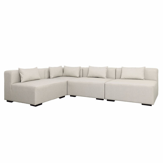 Virden Outdoor Modular Sectional With Corner Chair Be Bold Furniture