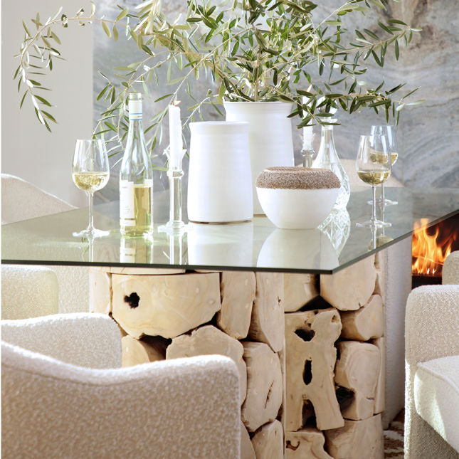 Briar Dining Table Bleached | BeBoldFurniture