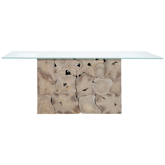 Briar Dining Table Bleached Teak | BeBoldFurniture