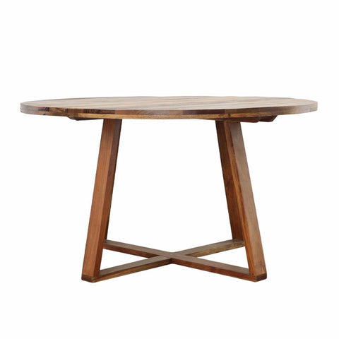 Bech Dining Table Medium Brown Wood | BeBoldFurniture 