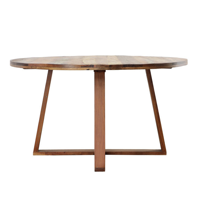 Bech Dining Table Medium Brown Wood | BeBoldFurniture