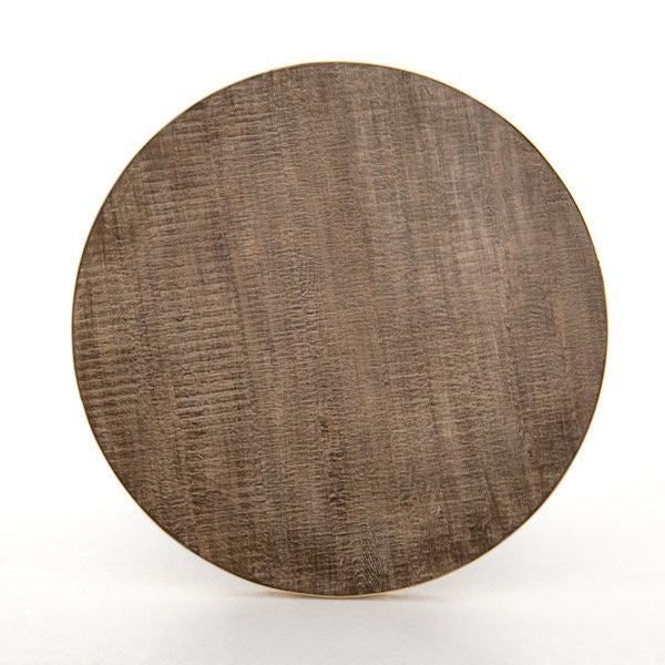 Evans Bistro Table-Reclaimed Burnt Oak - Be Bold Furniture