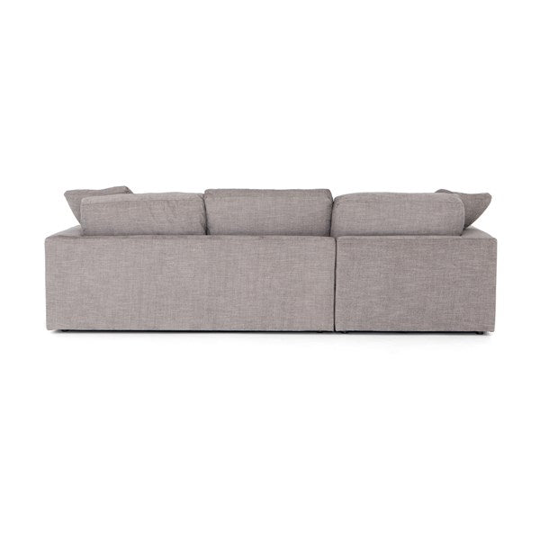 Plume 2 Pc Sectional Left Arm Facing 106" Harbor Grey - Be Bold Furniture
