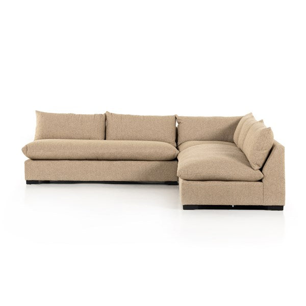 Grammercy 3-Piece Sectional Heron Sand - Be Bold Furniture