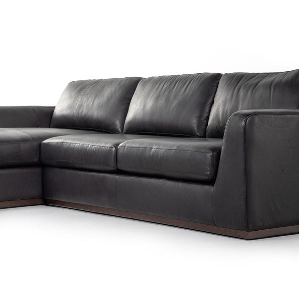 Colt 2-Pc Sectional Black - Be Bold Furniture