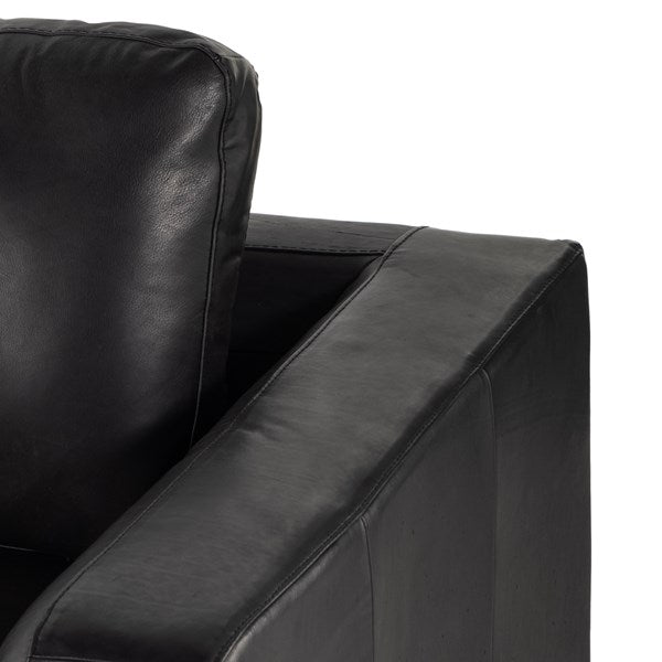 Colt 2-Pc Sectional Black - Be Bold Furniture