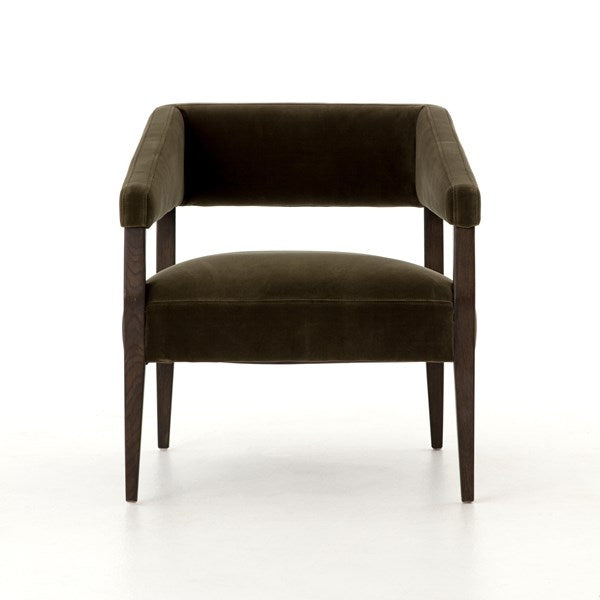 Gary Club Chair Surrey Olive - Be Bold Furniture