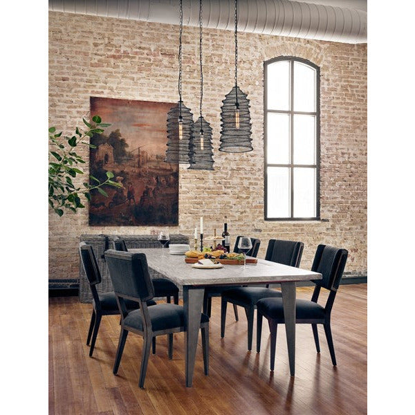 Jax Dining Chair Misty Black - Be Bold Furniture