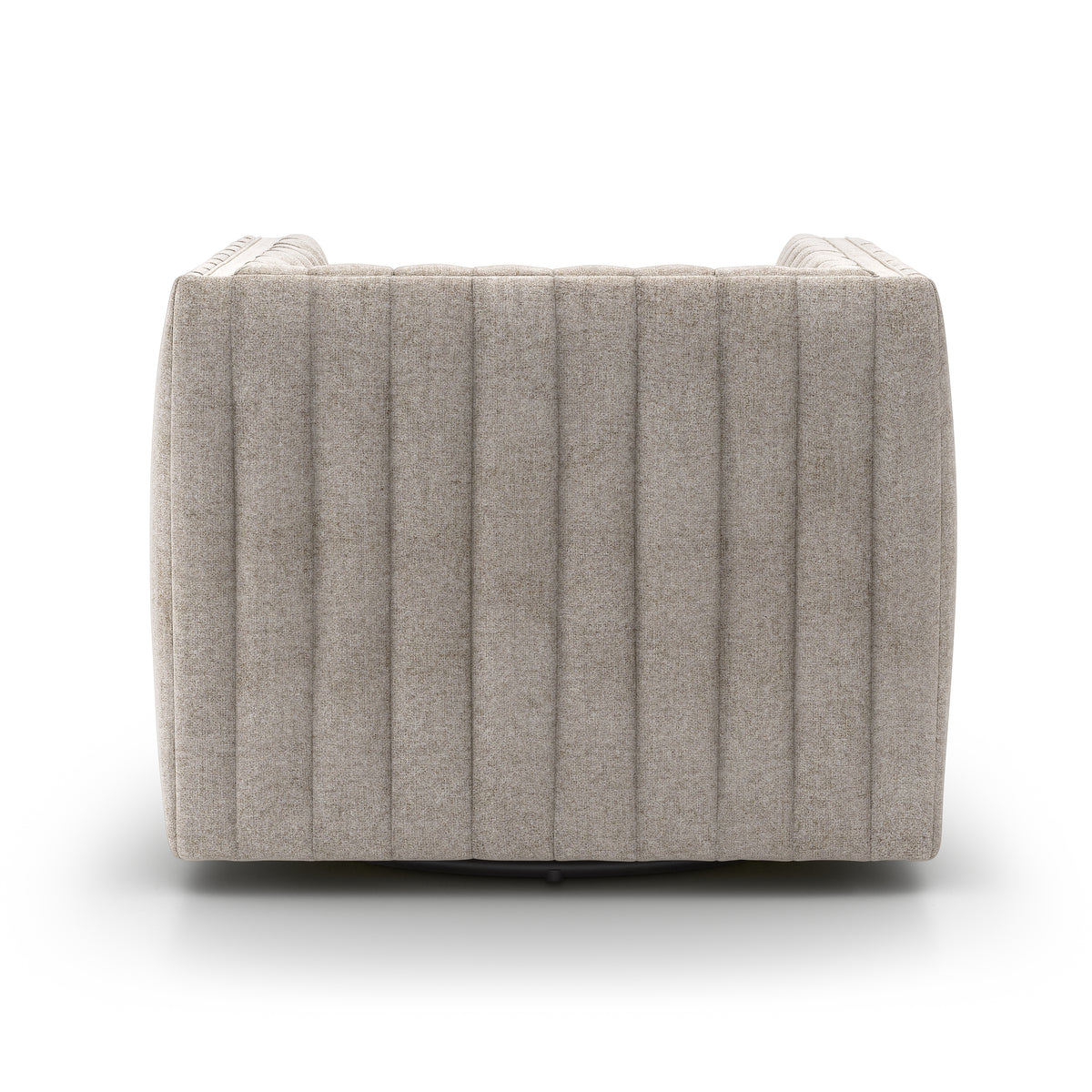 Augustine Swivel Chair Orly Natural - Be Bold Furniture