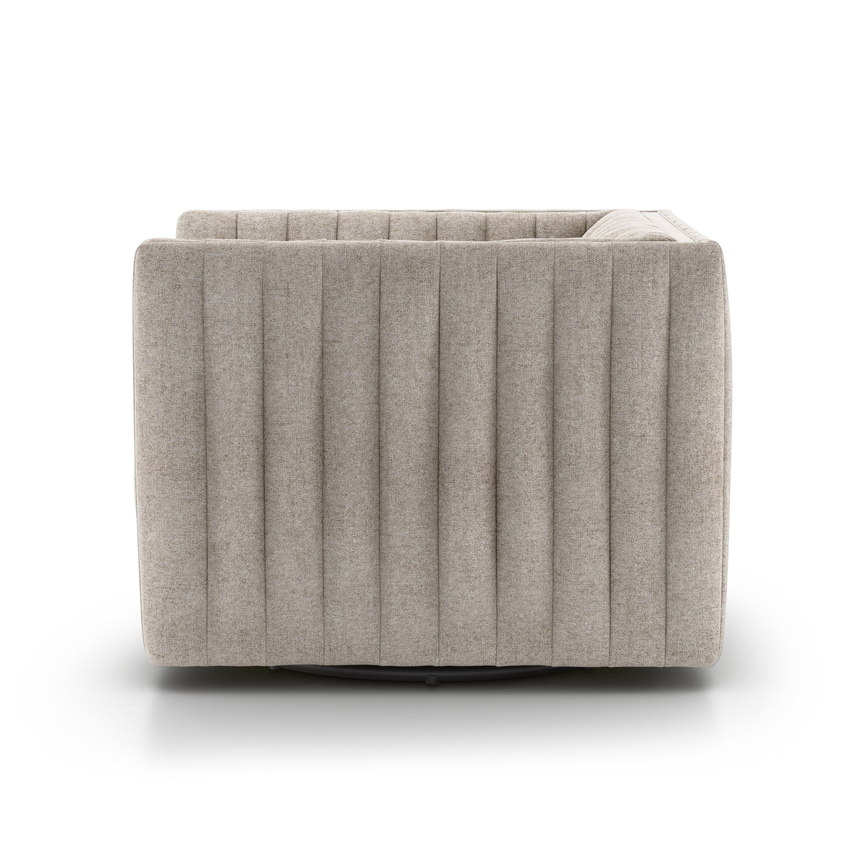 Augustine Swivel Chair Orly Natural - Be Bold Furniture