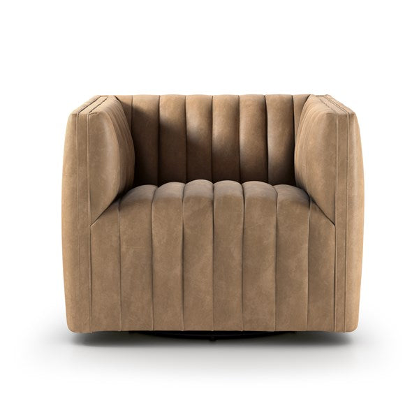 Augustine Swivel Chair Palermo Drift - Be Bold Furniture