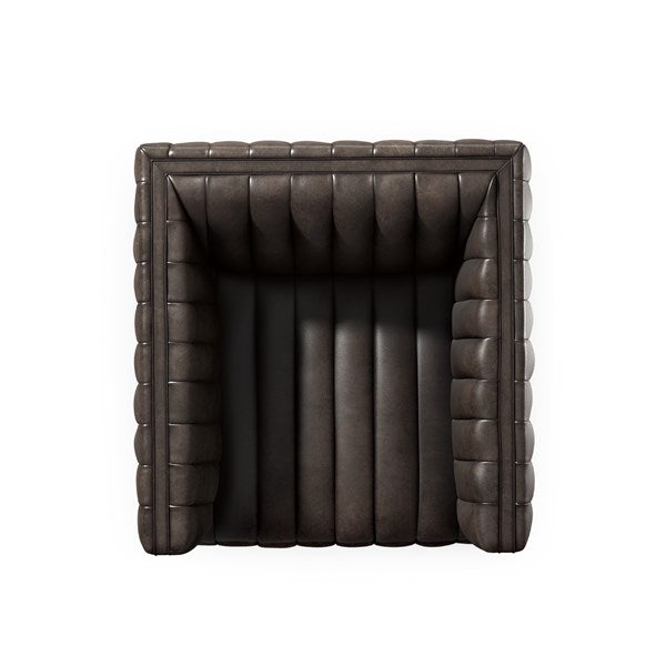 Augustine Swivel Chair Deacon Wolf - Be Bold Furniture
