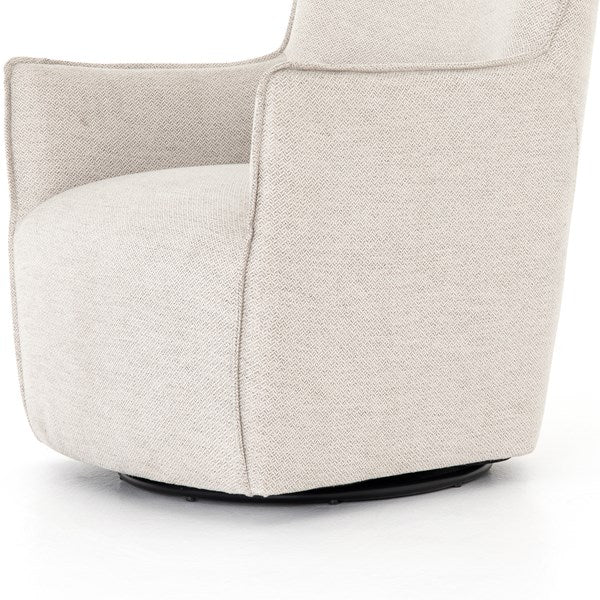 Kimble Swivel Chair Noble Platinum - Be Bold Furniture