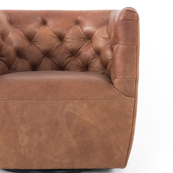 Hanover Swivel Chair Heirloom Sienna - Be Bold Furniture
