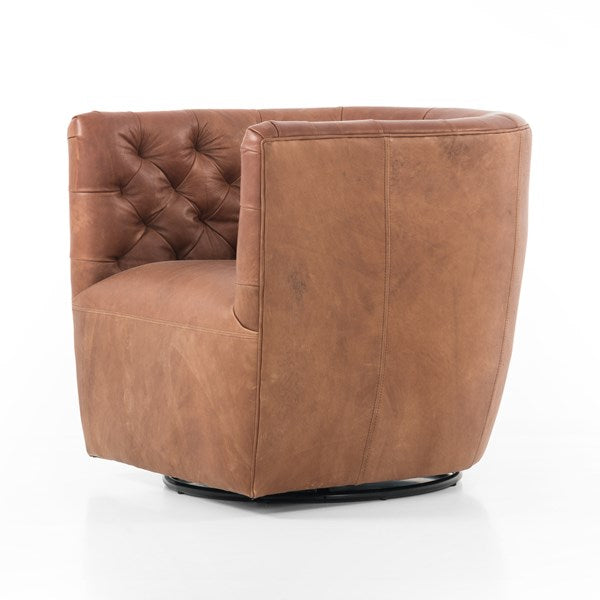 Hanover Swivel Chair Heirloom Sienna - Be Bold Furniture