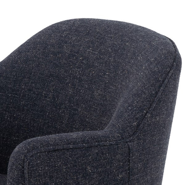 Aurora Swivel Chair Thames Slate - Be Bold Furniture
