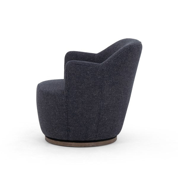 Aurora Swivel Chair Thames Slate - Be Bold Furniture