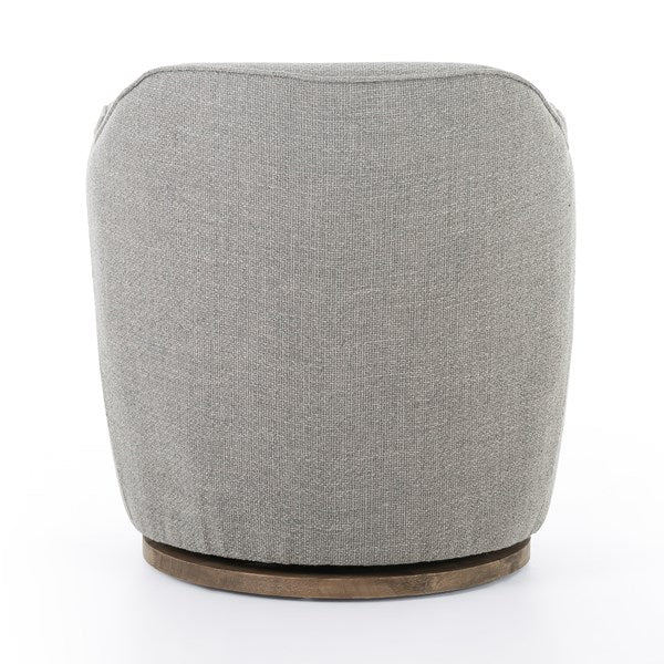 Aurora Swivel Chair Gibson Silver - Be Bold Furniture