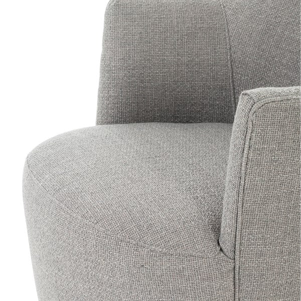 Aurora Swivel Chair Gibson Silver - Be Bold Furniture