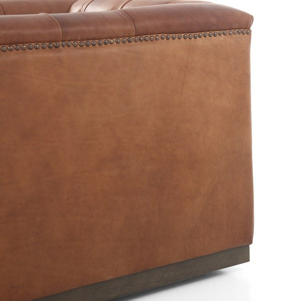 Maxx Swivel Chair Burnt Umber - Be Bold Furniture